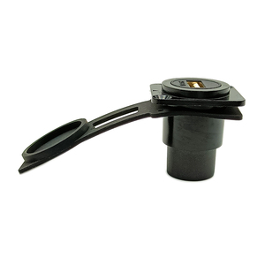 Conector acoplador de paso a través <span class=keywords><strong>USB</strong></span>, módulo tipo <span class=keywords><strong>D</strong></span> negro, con tapa de polvo - Product Image 6
