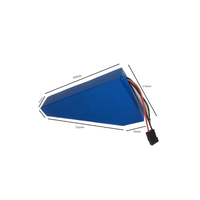 Kit de vélo électrique personnalisable 2500W-8000W avec batterie lithium triangulaire 72V-48V 20AH-30AH 18650/21700