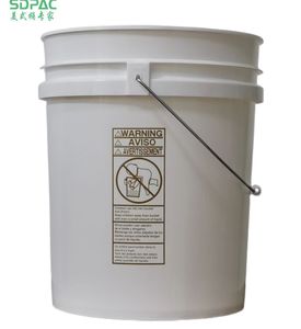 Récipient en <span class=keywords><strong>plastique</strong></span> pour peinture Seau de <span class=keywords><strong>20</strong></span> <span class=keywords><strong>litres</strong></span> pour l'agriculture commerciale résidente avec couvercle à bec verseur - Product Image 4