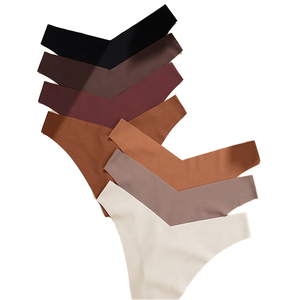 Sous-vêtements sexy pour <span class=keywords><strong>femmes</strong></span> Culottes pour <span class=keywords><strong>femmes</strong></span> String transparent tissé sans couture pour <span class=keywords><strong>femmes</strong></span> adultes Teint uni 1pc/opp Sac Comme Photos 1000pcs - Product Image 1