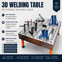 Kit complet de fixation D28, table de soudage flexible 3D, plateforme de soudage modulaire avec gabarits de positionnement