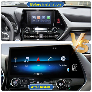 STWEI 12,3 pouces pour Toyota Highlander 2022 Crown Kluger Android 13 128G Autoradio Stéréo Lecteur multimédia GPS Écran - Product Image 4