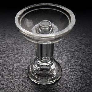 Premium Borosilicate Glass Hookah Bowl Shisha Head Phunnel Design Clear Crystal Nargile Chicha Flavor Molasses Accessory - Product Image 1