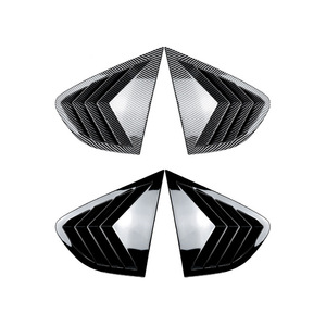 Bmw X4 F26 2014 2018 Triangular <b>Window</b> Louver <b>Decal</b> Piano Black Carbon Fiber Texture Car Sticker Adhesive Installation - Product Image 2