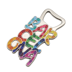 Imán de nevera con abrebotellas personalizado <span class=keywords><strong>Barcelona</strong></span> España | Regalo de recuerdo de viaje multifuncional para turistas - Product Image 3