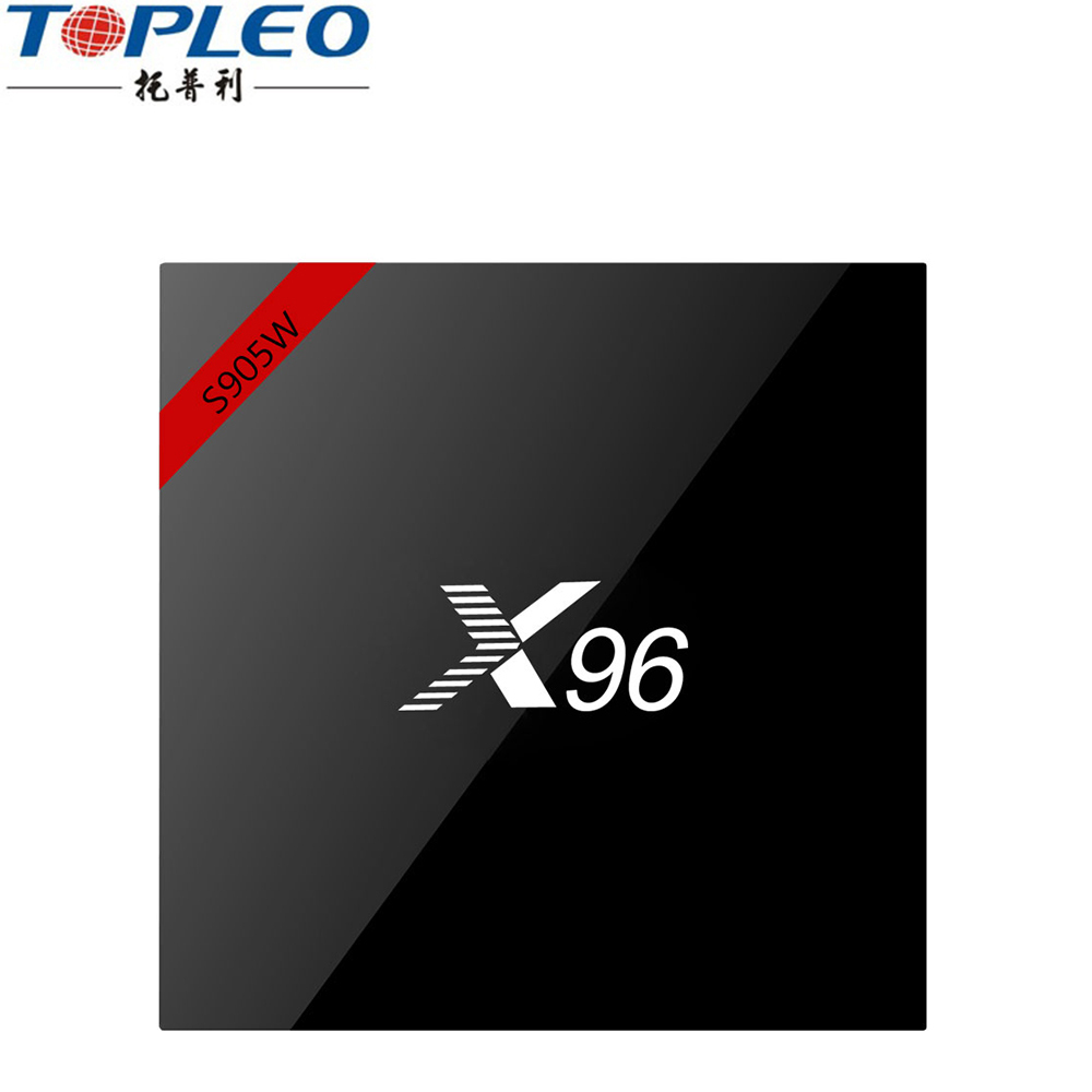 Calidad Superior Android 7.1.2 Quad Core S905W descarga X96 manual del usuario para Smart TV box