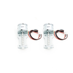 Moteur pas à pas linéaire à aimant permanent <span class=keywords><strong>QQ</strong></span> DC 5V avec vis mère, écrou, rails de guidage et course de 20 mm – Micro-moteur pas à pas linéaire - Product Image 1