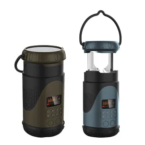 Multi wasserdichte Camping lampe angetrieben Solar lautsprecher 18 Zoll tragbare Nachtlicht jpl Doppel-Subwoofer Haus lautsprecher