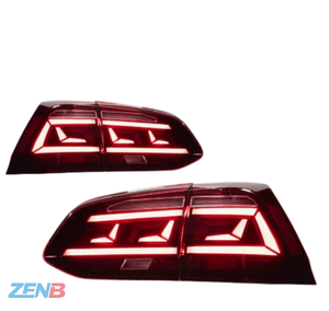 Ensemble de <span class=keywords><strong>feux</strong></span> arrière pour Volkswagen <span class=keywords><strong>Golf</strong></span> 7 Variant 2013-2020, modifié avec <span class=keywords><strong>feux</strong></span> de jour à LED et clignotants séquentiels - Product Image 1