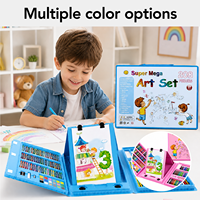 Ensemble de peinture, crayons, fournitures artistiques pour enfants, 208 pièces, ensemble de crayons de couleur, jouet de dessin, ensemble artistique LT460206
