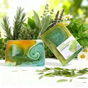 Sabun Wajah Buatan Tangan Berwarna-warni Vanila yang Dibuat Sesuai Pesanan, Memutihkan, Melembapkan, dan Mengontrol Minyak - Product Image 2