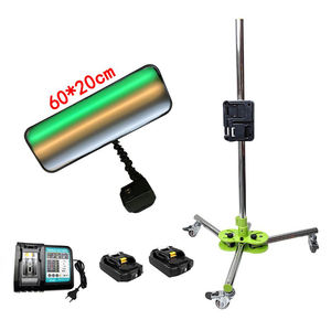 18V Wiederaufladbare Akku-Dellenlampe mit 9 LED-Streifen, Verstellbare Autoreparaturlampe mit Rädern - Product Image 1