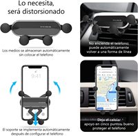 Little One – Mini support de téléphone portable télescopique Invisible pour voiture, fixation sur grille d'aération