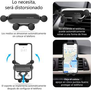 Little One – Mini <span class=keywords><strong>support</strong></span> de <span class=keywords><strong>téléphone</strong></span> portable télescopique Invisible pour voiture, fixation sur grille d'aération - Product Image 5