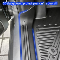 Alfombrillas de Coche 5D TPE Duraderas para Todo Clima, Revestimiento de Alfombra Interior para Vehículos, Venta al por Mayor de Fábrica, para Toyota Rav4 2017