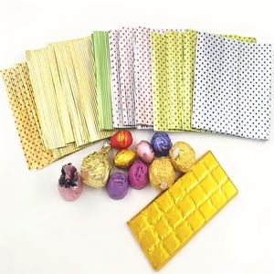 <strong>Chocolate</strong> <strong>Wrapping</strong> Paper Laminated <strong>Gold</strong> Aluminum Foil for Premium Food Packaging - Product Image 3