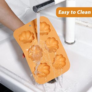 Molde para Pastel de Halloween con Forma de Calabaza de 6 Cavidades, Antiadherente de Platino LFGB, Libre de BPA, Moldes de Silicona para Pastel de Mousse - Product Image 6