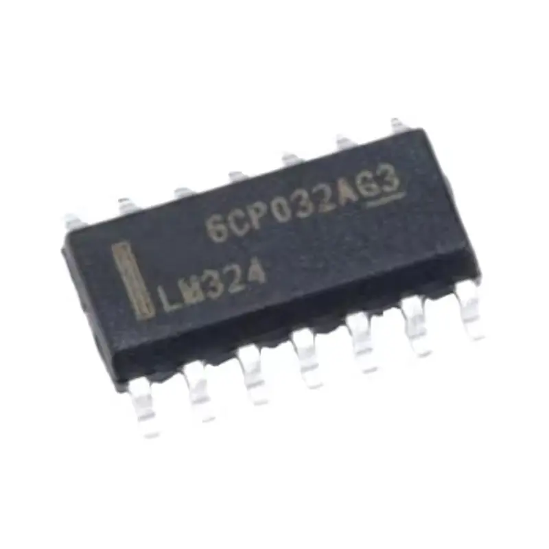 LM324 Original SOIC-14 Amplificadores Operacionais Chips IC LM324DT LM324DR2G LM324ADR LM324PWR LM324AMX/NOPB LM324DR