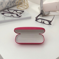 Vente flash : Étui personnalisé en velours et cuir/étui pour carte graphique, boîte de rangement pour lunettes, coffret cadeau, étui en fer pour lunettes de soleil et lunettes optiques