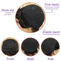 Perruques courtes bouclées en cheveux humains pour femmes, perruques bouclées colorées, perruque fabriquée à la machine