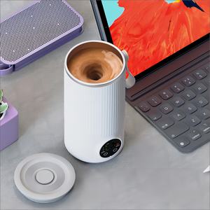 Tasse mélangeuse portable et rechargeable en acier inoxydable avec affichage intelligent de la température – Prix de gros - Product Image 1