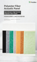 Panneaux acoustiques insonorisants en fibre de polyester haute densité, autocollants, pour stopper l'écho et les bruits extérieurs