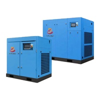 Compresseur d'air à vis industriel 10hp 20hp 30hp avec réservoir de 600L 1000L, sécheur, moteur principal, composant lubrifié, refroidi par air