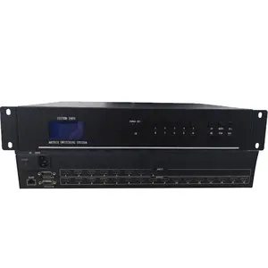 Factory price1080P 8 in 16 Out 8x16 video matrix switch HDCP 1.3 8X16 Matrice switcher support IP control and android APP