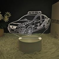 Lampe de bureau rechargeable à base acrylique holographique de qualité supérieure, très vendue, pour salle d'étude