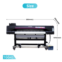 Imprimante UV Rouleau à Rouleau Grand Format 6 pieds (1,8 m) pour Matériaux Publicitaires Intérieurs et Extérieurs, Encre CMYK CMYKW, Alimentation Fluide