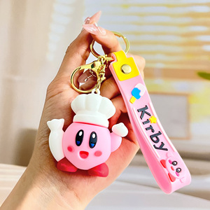 Dễ Thương Và Sáng Tạo Kirby Treo Trang Trí Bức Tượng Nhỏ Nhỏ Ba Lô Móc Khóa Hàng Hóa Nhỏ Mặt Dây Móc Khóa Bán Buôn - Product Image 6