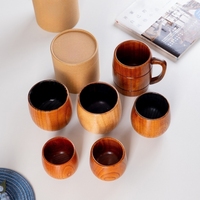 Vaso de Whisky de Roble Artesanal de Marca Privada de Fábrica, Vaso de Whisky de Madera Quemada para Hombre, Regalo