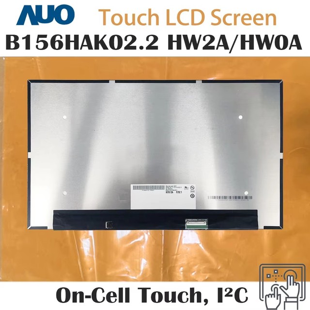 B156HAK02.2 HW2A/HW0A Intellitouch On-Cell Touch Serial 700:1 Brand New 15.6" Laptop LCD Screen Module 1920x1080 40 Pins 220:1