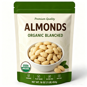 Harina de Almendras Orgánica <span class=keywords><strong>Sin</strong></span> Azúcar, Harina de Almendras Ultrafina Soluble, Polvo Saludable para Dieta, Envío Directo Disponible - Product Image 1