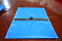 Sac de sable bleu couvre gonflable rebond maison tente ancre vinyle sacs de sable PVC toile gonflable château sac de sable