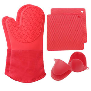Ensemble de gants de four en silicone souple Ensemble de gants de four en silicone souple côtelé double <span class=keywords><strong>Kitchenaid</strong></span> - Product Image 4