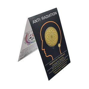 Pegatina HOONNI Flor de la Vida en Oro de 24K, Escudo Cuántico HOONNI con Iones Negativos, Pegatina Anti Radiación EMF para Teléfono Celular - Product Image 1