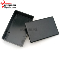 Boîtier en plastique ABS rectangulaire lisse noir pour module d'assemblage de carte de circuit imprimé général