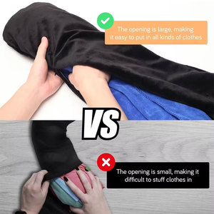 Oreiller de voyage pliable multifonctionnel populaire, confortable et facile à ranger dans les vêtements, un article de voyage indispensable - Product Image 2
