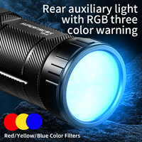 Linterna LED Impermeable, Duradera, con Enfoque Ajustable, 3.7V, Potente, de Aluminio, Recargable por USB, Brillante, para Camping, Uso en Exteriores y Emergencias