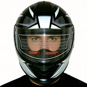 Casco de Motocicleta Integral para Niños <span class=keywords><strong>HAD</strong></span>, Homologado por DOT, Doble Visera, Cierre Rápido, Material PP, Unisex, Apto para Todas las Estaciones, 6 Meses - Product Image 2
