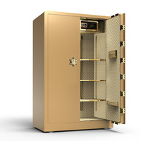 Coffre-fort de bureau à double porte en acier de grande taille, 180 cm de haut, avec serrure à clé, empreinte digitale, mot de passe, sécurité domestique, banque, bijoux, or