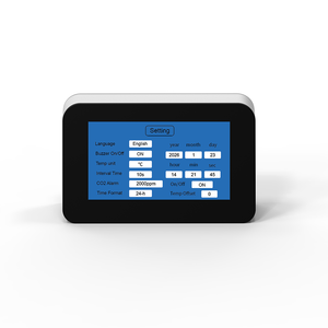 घरेलू कार्यालय कार के लिए सह 2/pm2.5/pm1.0/pm10/hcho/pm10/hcho/tlsa/ai के लिए घरेलू कार्यालय कार के लिए बहु-फ़ंक्शन वायु गुणवत्ता मॉनिटर - Product Image 4
