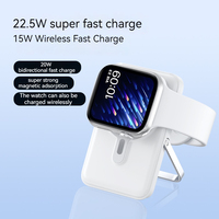 OEM/ODM PD20W Carga rápida 10000mAh Cargador de teléfono portátil Estación de energía Banco de energía Cargador inalámbrico magnético con soporte