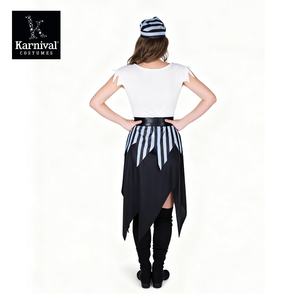 ODM Mujeres Halloween y Fiesta Temática Eventos Carnaval Rendimiento Pirata Cosplay Disfraz Shipwrecker Pirate-Producto de venta completa - Product Image 4