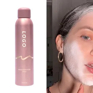 Venda quente de marca própria OEM de barbear facial personalizado para mulheres, spray identificador de cabelo e pele facial