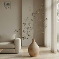 FONG IAN 188cm Branche d'olivier artificielle en vrac pour vase de sol, décoration de hall d'hôtel, verdure de luxe, feuillage commercial artificiel
