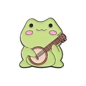 OEM ODM No Minimum Wholesale Manufacturers Design Cartoon Animal Frog Soft Hard Metal Crafts Lapel <b>Pins</b> Custom <b>Badges</b> Enamel <b>Pin</b> - Product Image 2