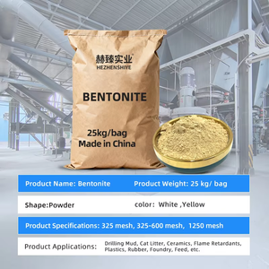 Argile bentonite activée industrielle en poudre, <span class=keywords><strong>terre</strong></span> décolorante pour la clarification du vin et des jus - Product Image 1