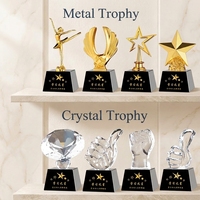 Coupe de trophée en métal multi-design personnalisée plaquée or avec gravure personnalisée pour les événements sportifs et les récompenses d'entreprise